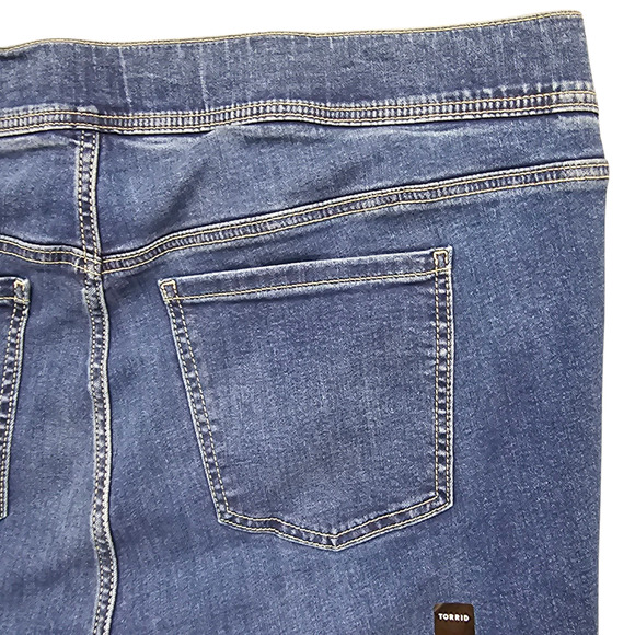 NWT Torrid Jeans Women Size 22 Tall Torrid 3T Lean Soft Comfort Stretch Pull On - Picture 8 of 16